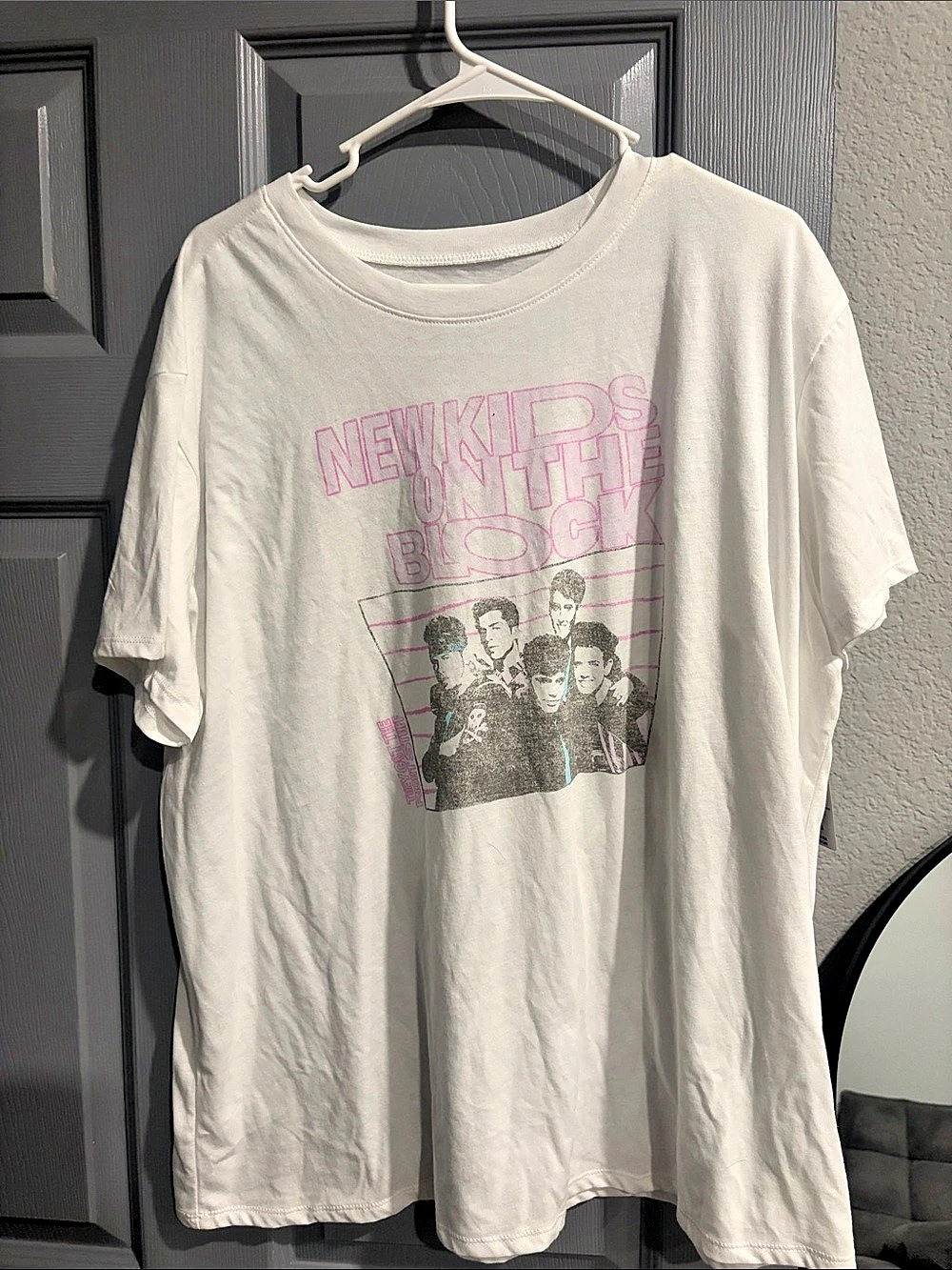Torrid New Kids On The Block Relaxed Fit Cotton Crew Tee White 1X